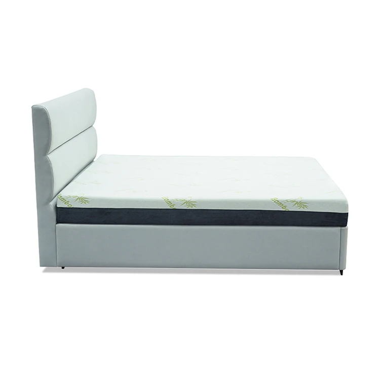 Headboard and adjustable bed frame with PU leather