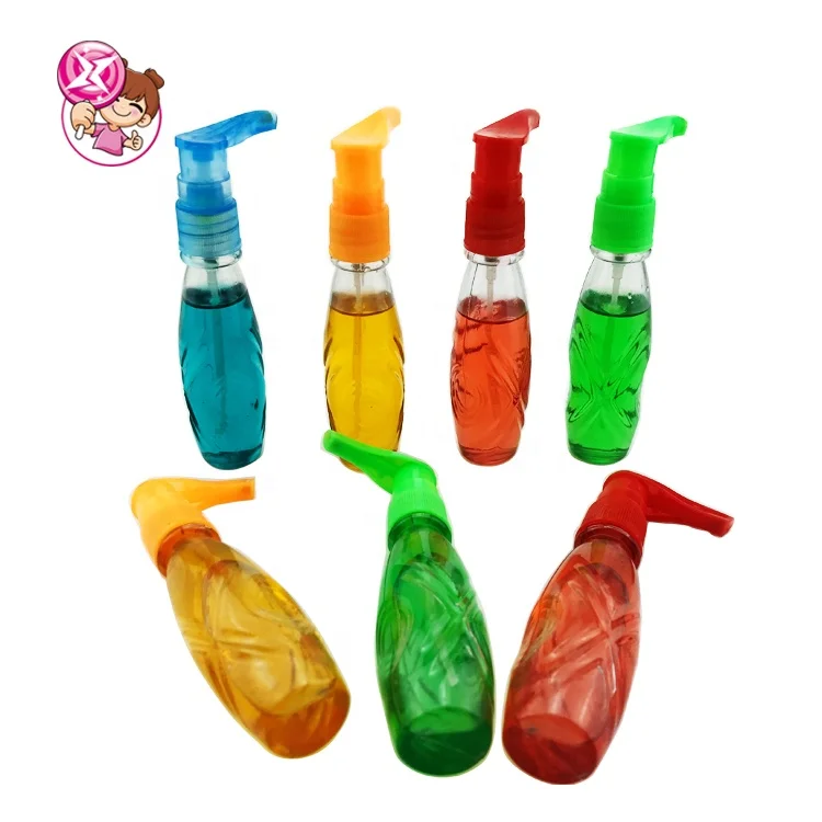 Hot Selling Mixed Fruit Flavors Mini Super Sour Spray Liquid Candy To The Middle East market