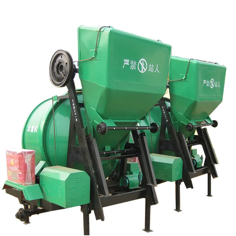 Direct Salejzc500 Concrete Mixer 500L Construction Mortar Fully Automatic Tipping Bucket Crawling Bucket Drum Mixer