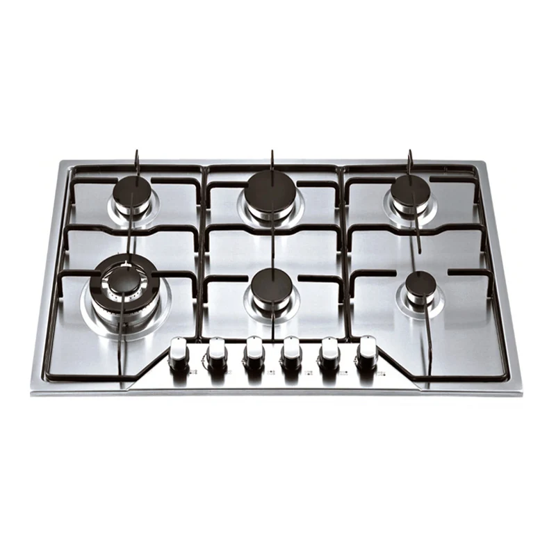 Low Price Best Welcome Fashion Gas Stove Turkey Kitchen Cooking Kitchen Cooking Gas Cooktop Stainless Steel 6 Burner Gas Cooker