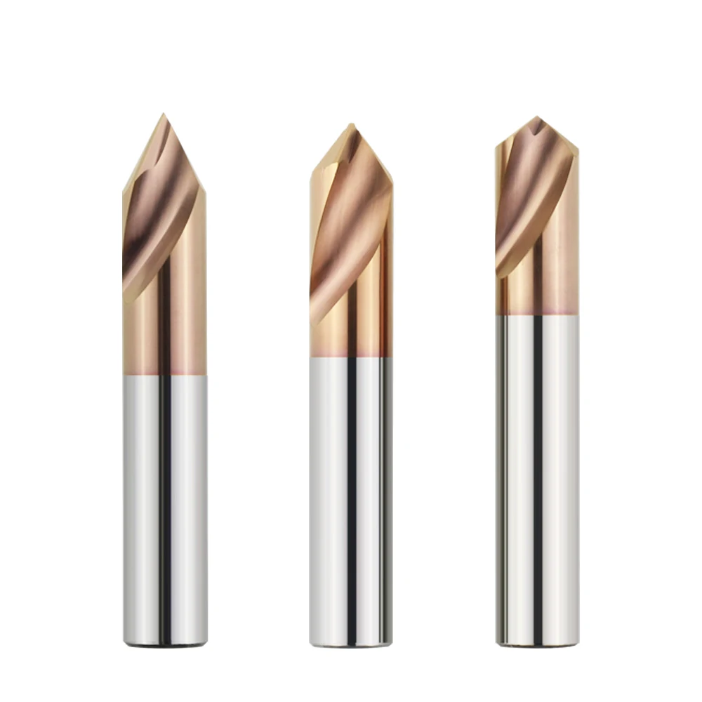 HRC55 CNC Lathe Turning Tools Solid Tungsten Carbide Drill Bit Straight Shank Twist Drill Bits Cabide Alloy Drilling Bit