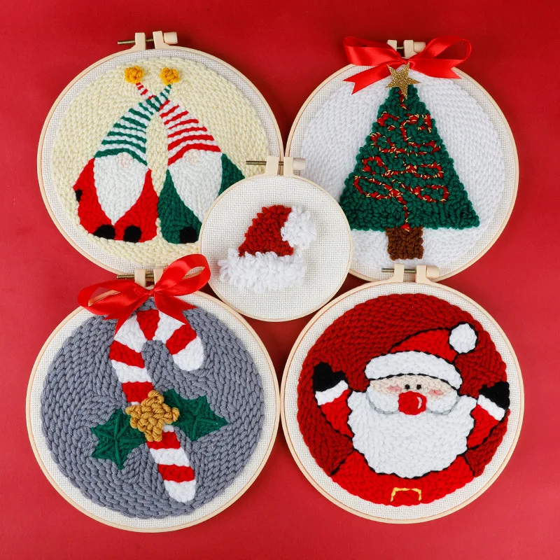 OEM ODM Custom DIY Wholesale Punch Needle Kit Embroidery Set Kit For Adults