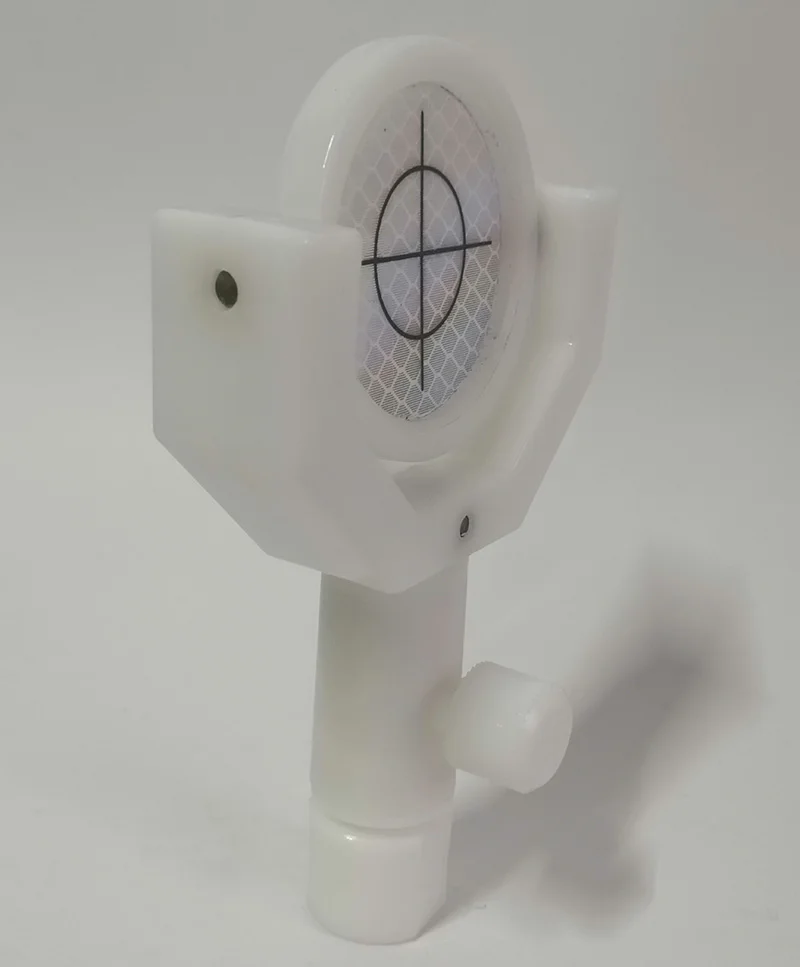 Accept Custom MP103 Survey Target Mini Prism Stickers Reflective Target Sheeting with Crosshairs for Monitoring Surveying