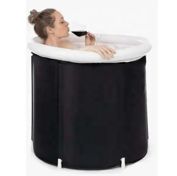 Hot sale Eco-friendly PVC Portable Inflatable Hot Tub Foldable Inflatable Ice Soaking Bathtub for adult