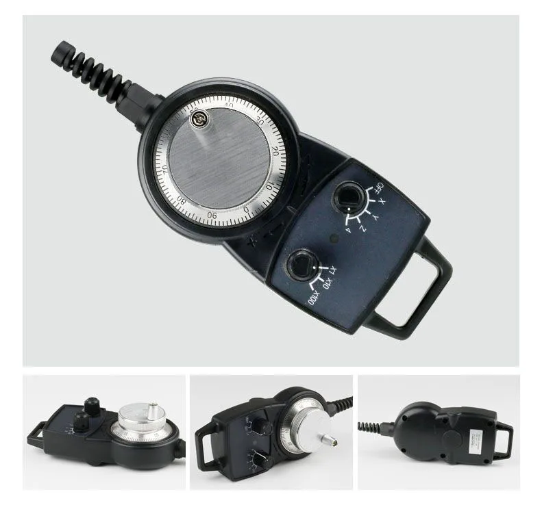 4 axis DC5V 100 ppr mpg handwheel manual pulse generator with magnetic on housing
