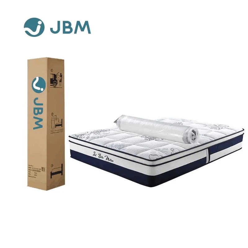 Factory Wholesale Dunlop The Top Foam massage Mattresses Solid Nature Latex pack hard support foam pocket spring bed mattress