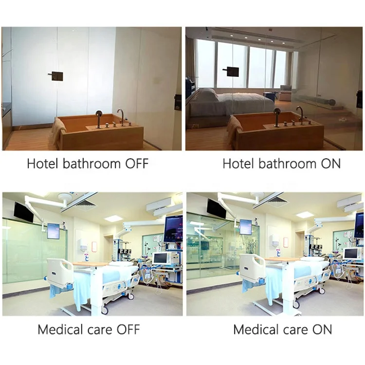 Pdlc Electrochromic Film Farmhouse Lamina Inteligente Para Vidrio De Ventana Float Tinted Glass Intelligent Dimming Film