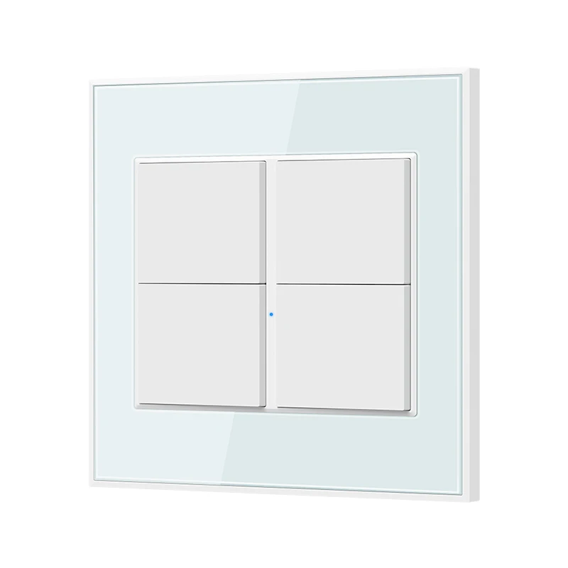 Milfra Zigbee Light Switch smart 4 gang switch zigbee wireless 4 gang smart switch