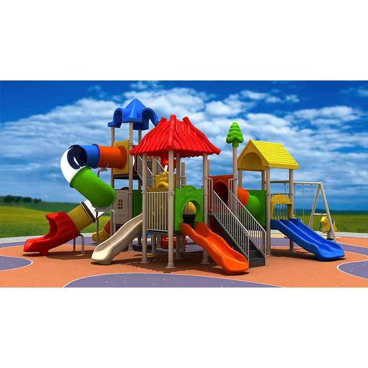 High Quality Outdoor Playsets Children Including Slides Me-JMQ-1841A School Park Play Equipment Manufacturer Plastic Material