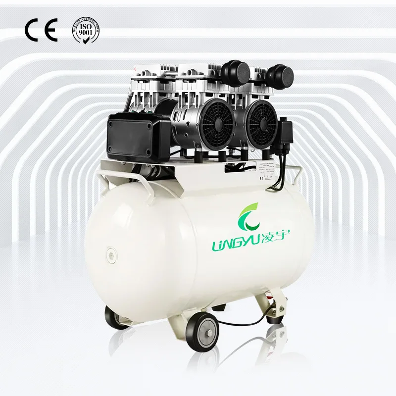 075hp 24l cheap personalized dental oil free air compressor dental portable unit with build in air compressor