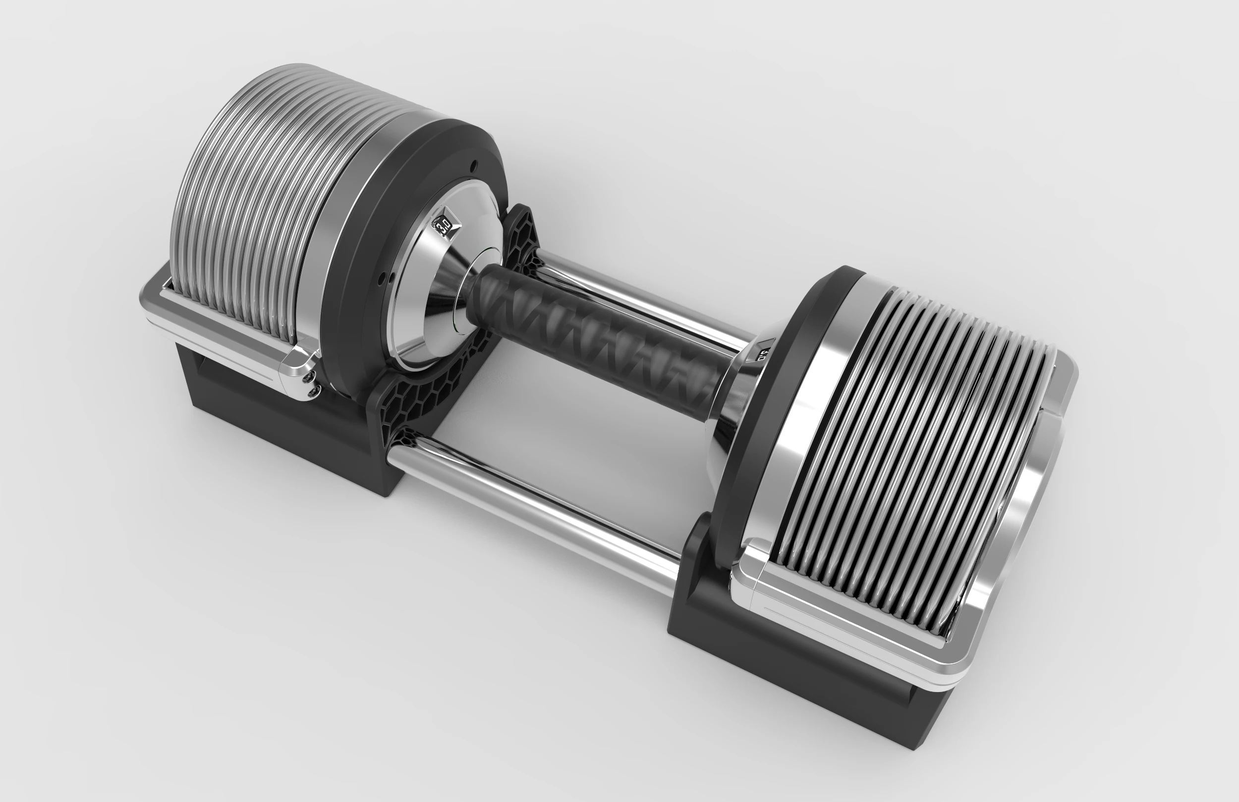 Brand New Design Hot Selling Weightlifting Fitness 32kg Cast Iron Adjustable Dumbbell