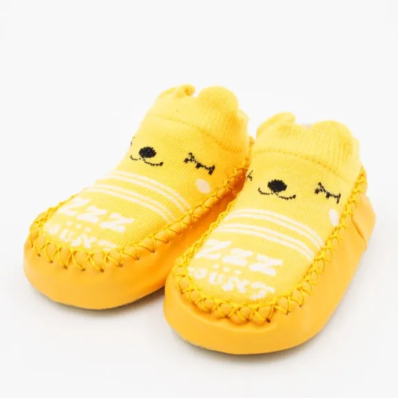P112083 Wholesale Trendy Infant Casual Cotton Shoe Anti-slip Baby Girls walking soft sole leather shoes first walking shoe
