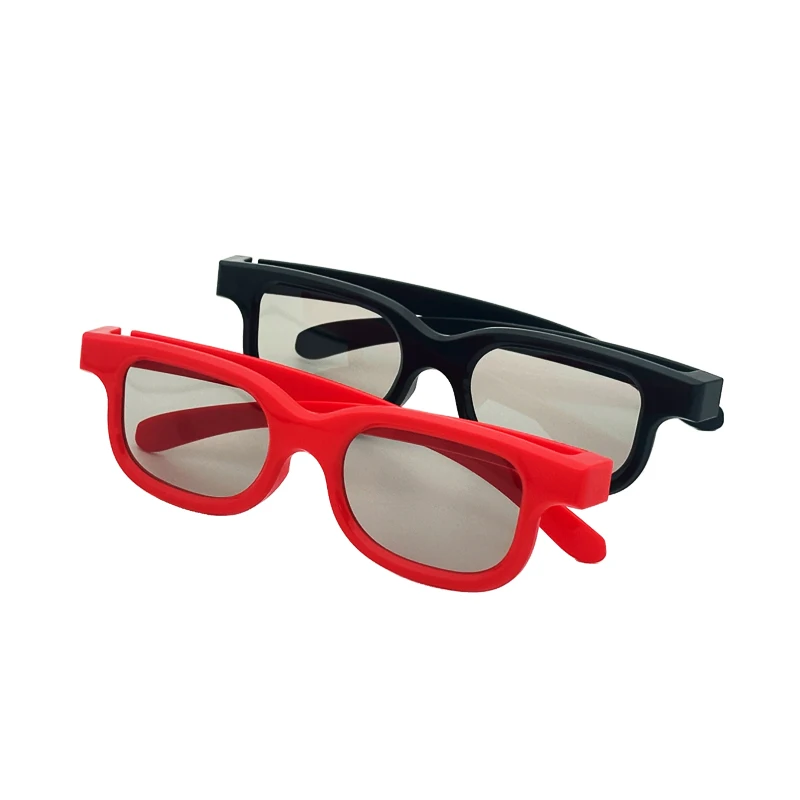 Instant shipping Circular polarization 3D Glasses RealD cinema polarized lenses for adult
