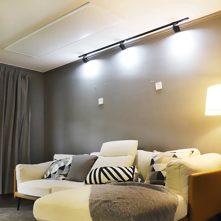 LED Light Infrared Heater Panel Ceiling Heating With Remote Control Thermostat