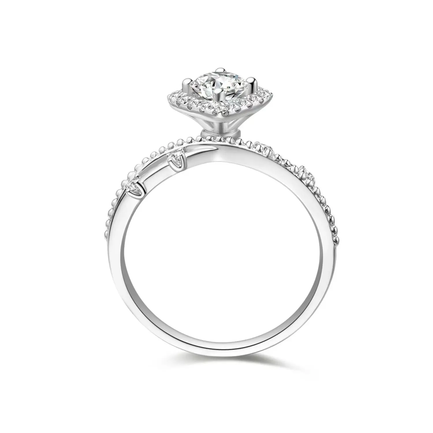 ring 14k 18k lab-grown diamonds engagement ring lab grown diamond jewelry ring