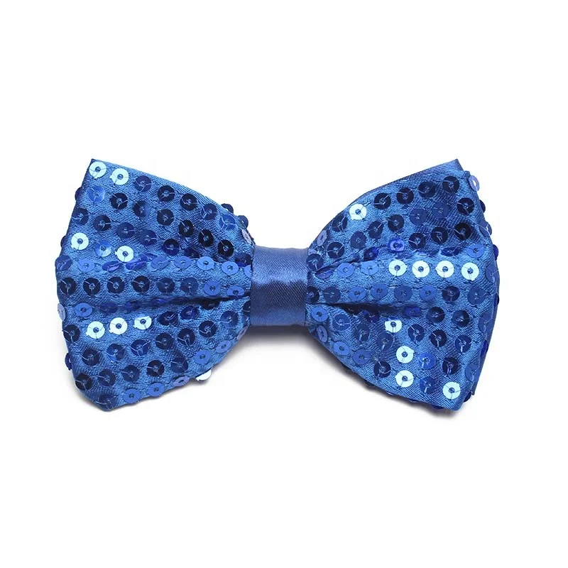 Top Brand Dynastyle 100% Handmade Polyester Microfiber Woven Sequin beaded Corbata Kids Bow Ties