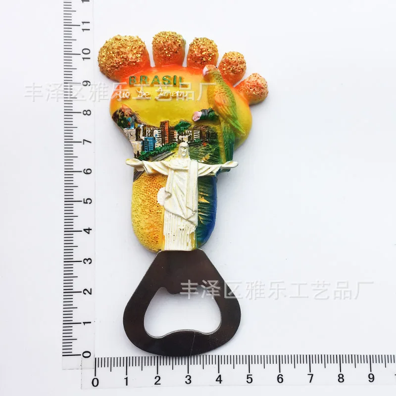 The world travel decorative crafts resin magnet refrigerator sticker