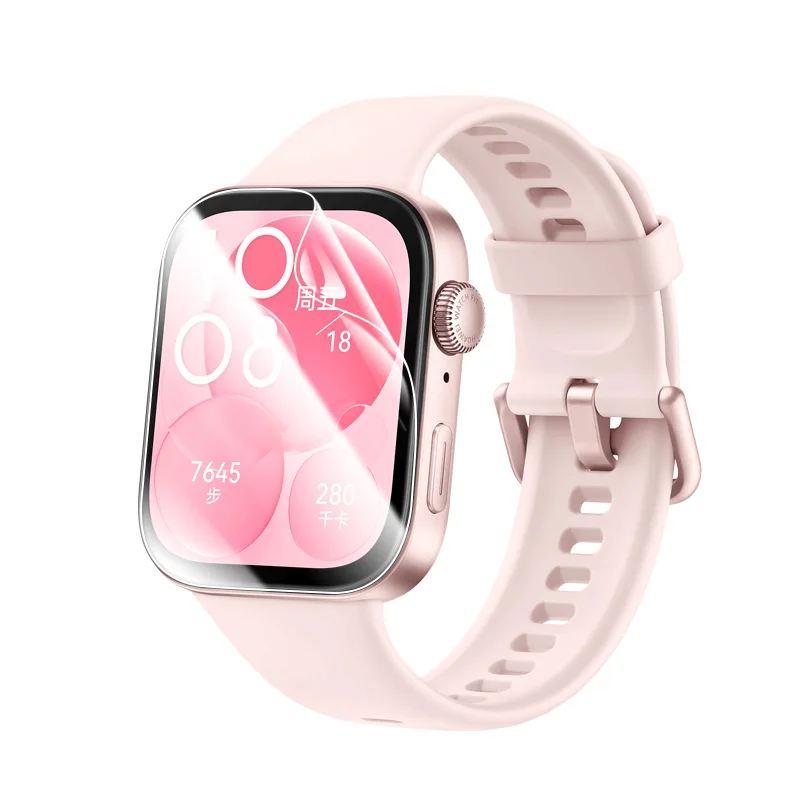Smartwatch HD Soft Anti-Scratch Screen Protector Accessories For Huawei Watch Fit3 No Glass Hydrogel Film For Huawei Watch Fit 3