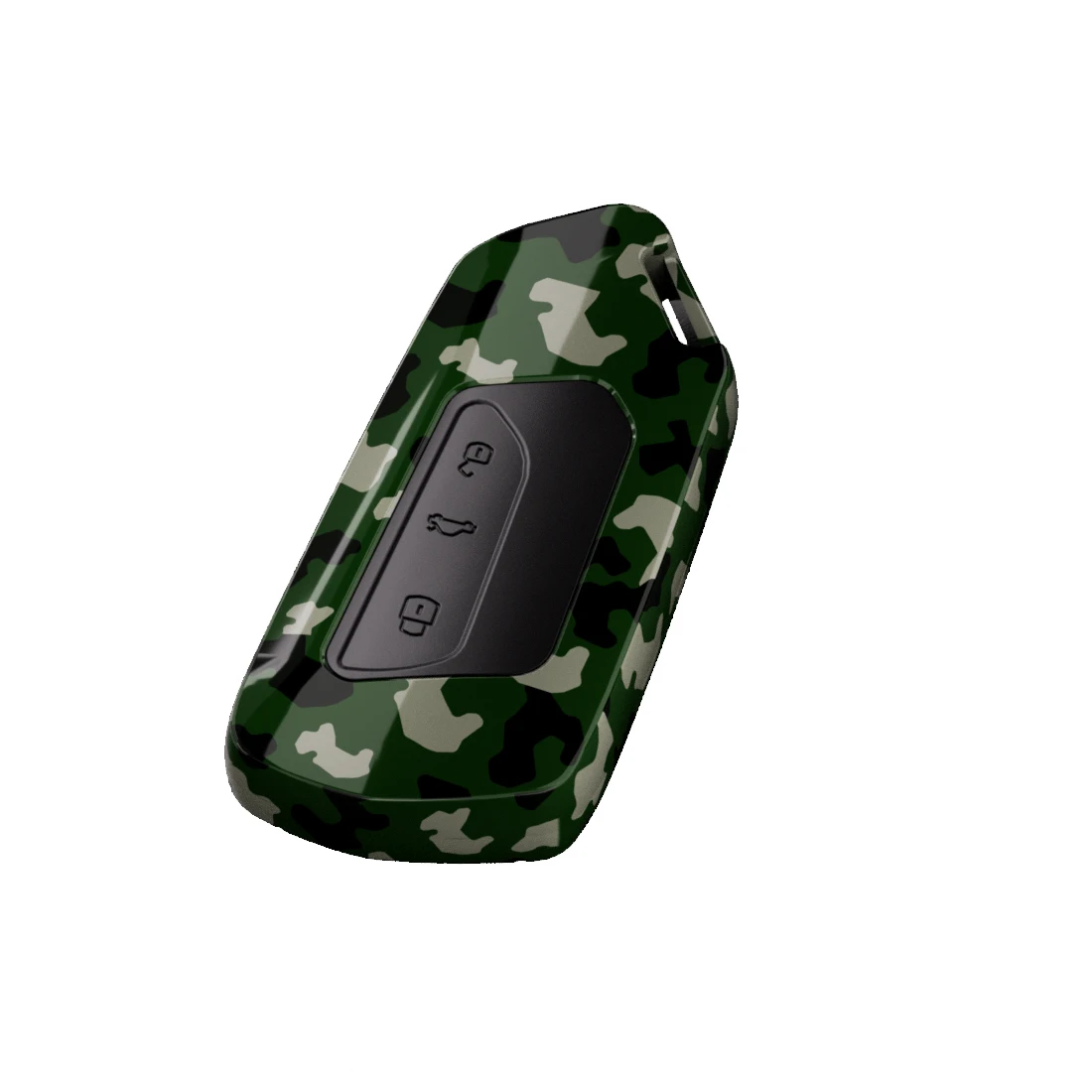 ABS+Carbon Car Key Case Cover Shell Fob For VW Volkswagen Golf 8 MK8 ID.3 ID.4 Cupra Skoda Octavia A8 SEAT Leon MK4 2020 2021