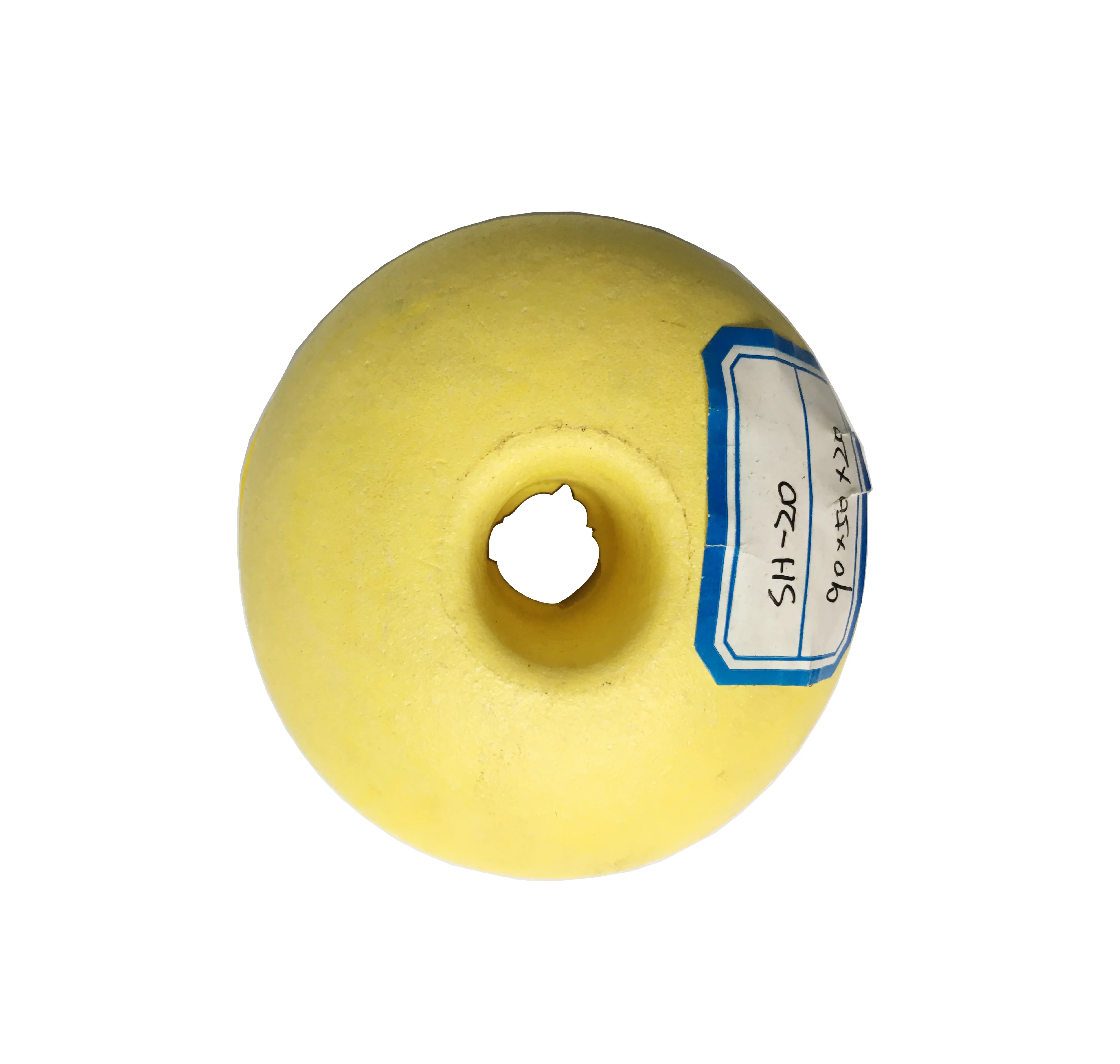 SH-20 Custom Yellow Fishing Marker Buoys Fishing PVC Foam Trawl Net Fishing Float