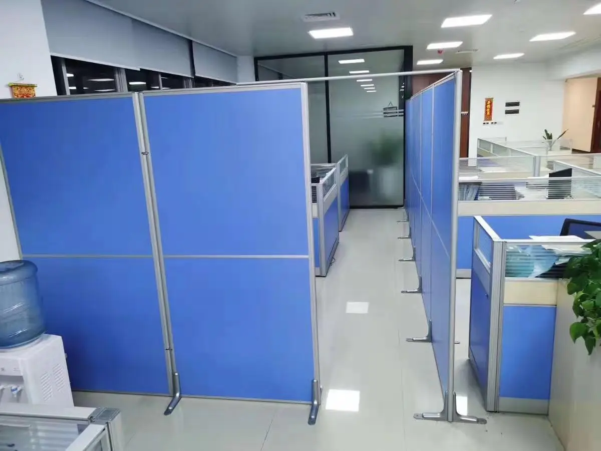 Room partition wall divider movable office wall screen wooden designs decorative panel foldable conference iron dividers hall