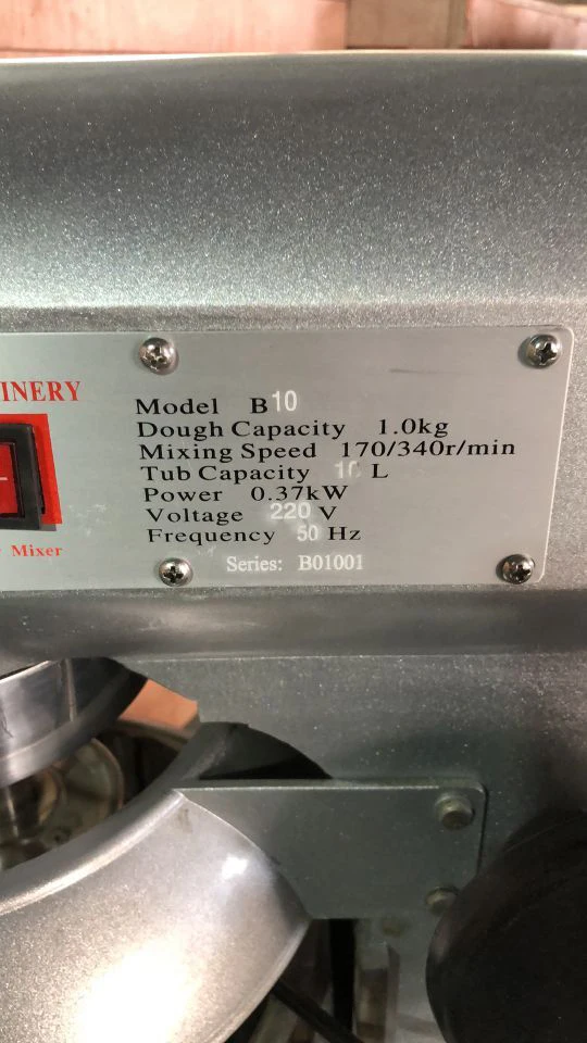 10L Household Bread Manual Electric Dough Mixer