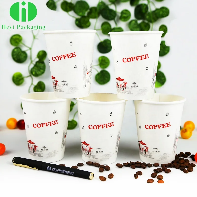 Disposable  Hot Insulation Foam Paper Cup Matching With  PP Lids