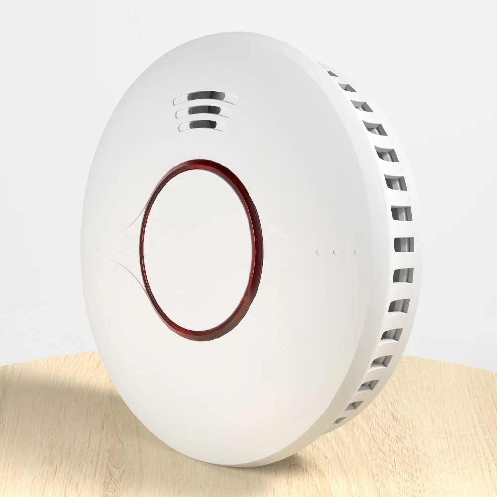 CE Approval Smoke Detector Optical Alarm Wireless Interconnected Alarms Fire Safety High Quality Office Sensor