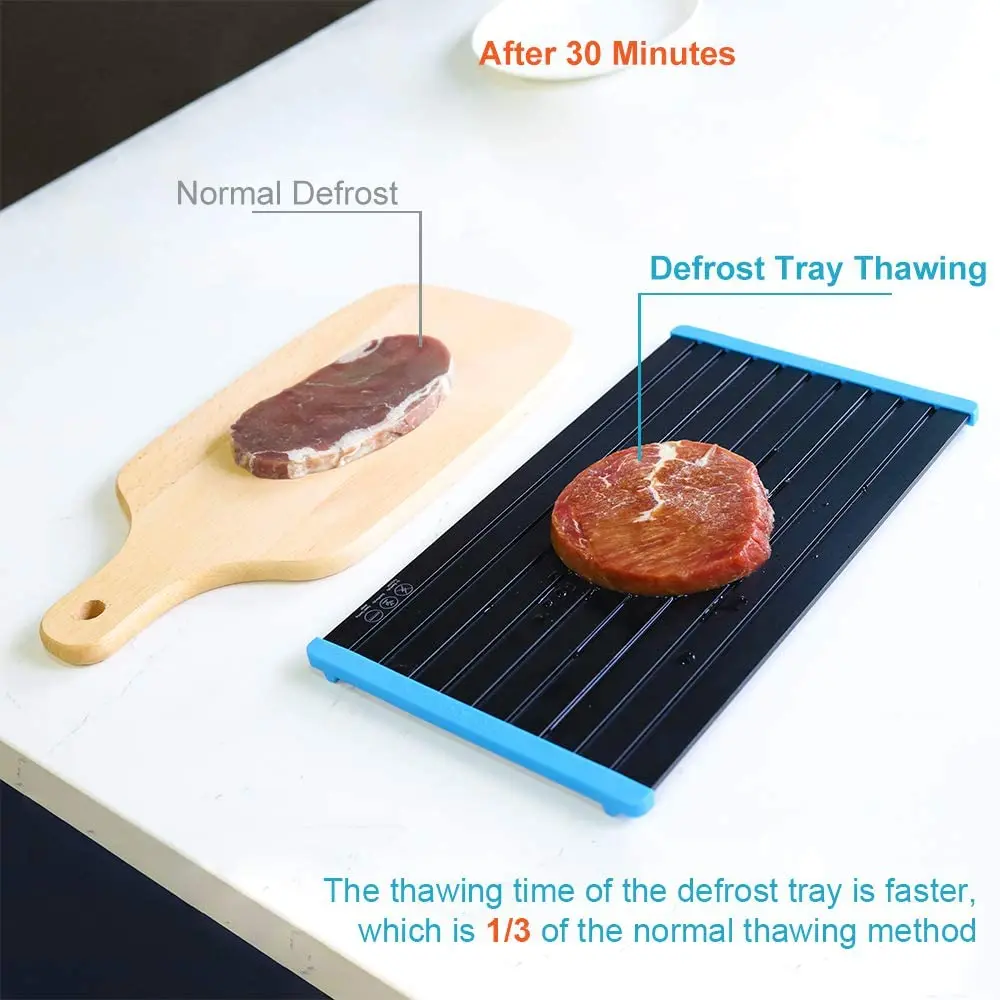 6mm Quickly Thawing Plate Aluminum Defrosting Board With Tray For Frozen