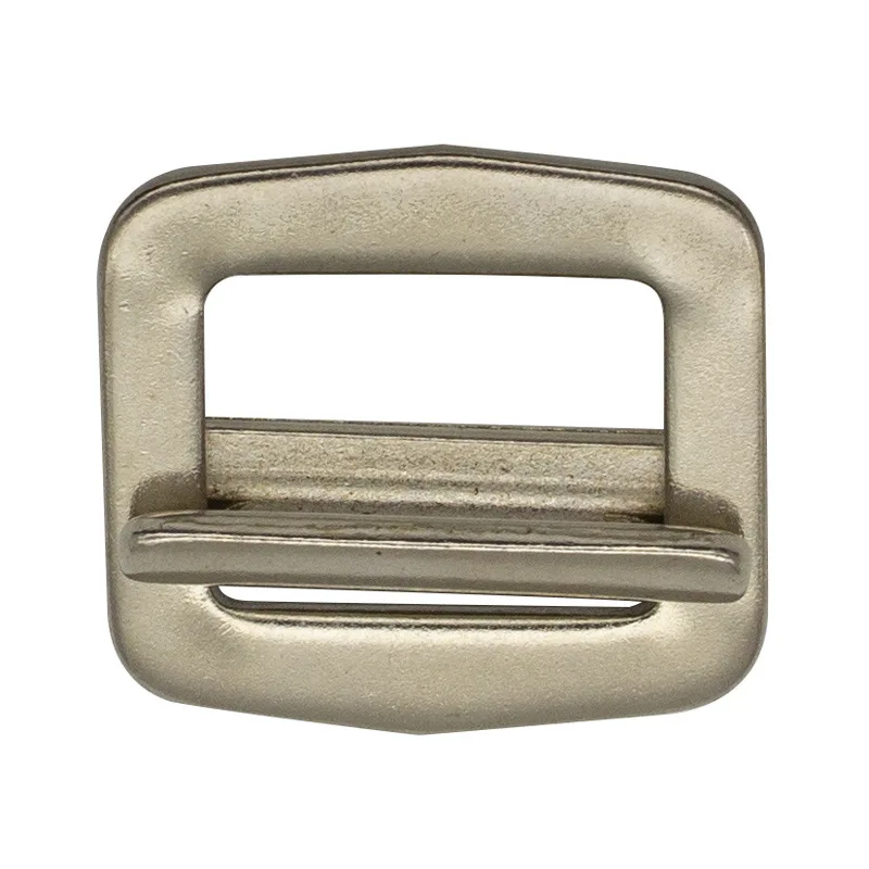 Custom 38mm Inner Width Metal Adjuster Release Tri Glide Buckle For Safety Belts