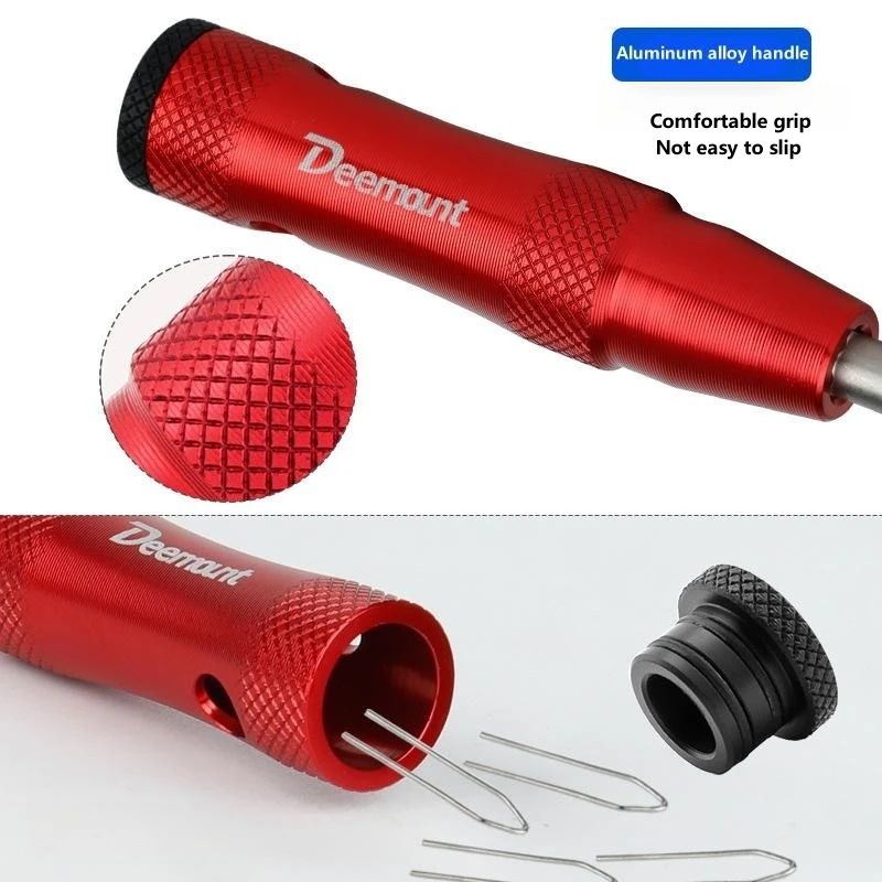 DEEMOUNT Double Rim Wheel Set Spoke Perforator Bike Spoke Cap Removal Repair Tool For Mountain Bike Riding Parts Repair Tool