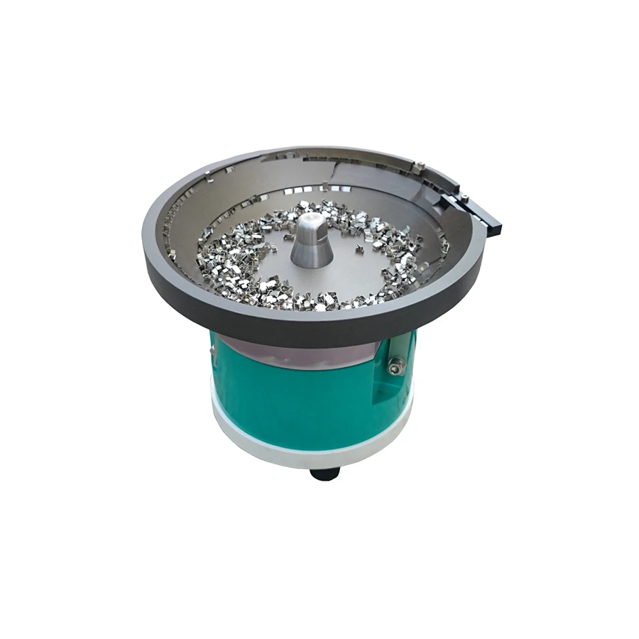 Terminal connector auto feeding system vibrating rotary bowl feeder with material elevator