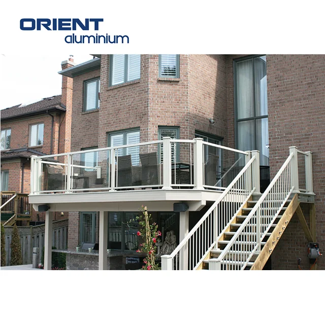 Металлические алюминиевые лестничные перила для дома