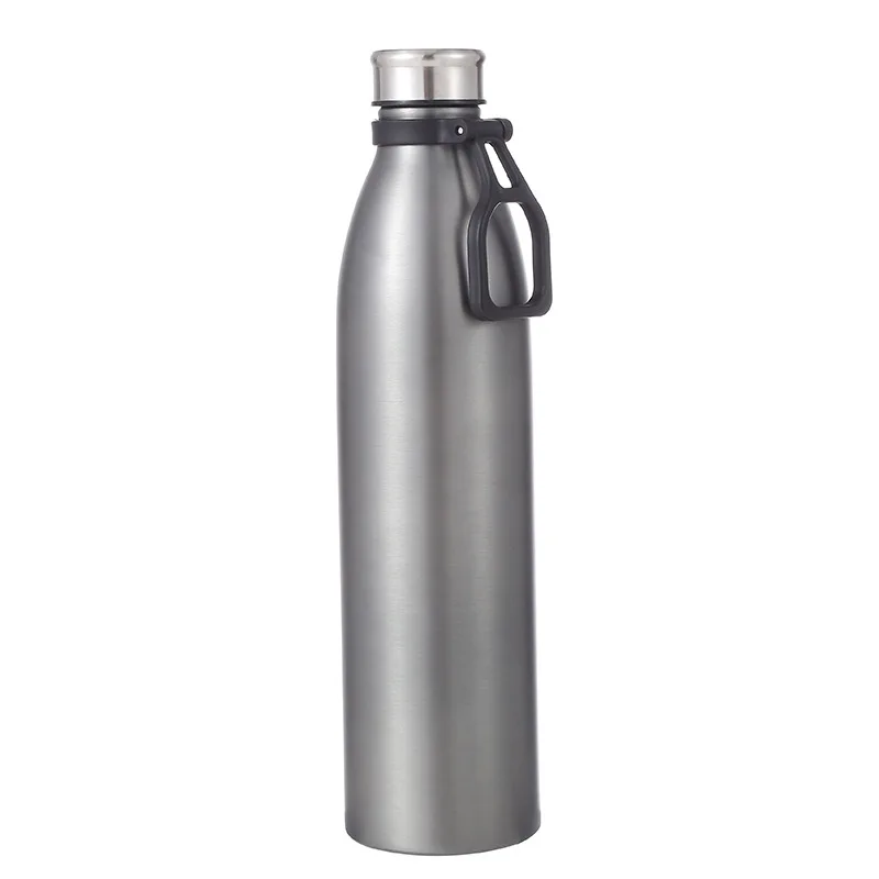 Insulated Water Bottle with Handle 18oz Stainless Steel Sports Water Cup Large Wide Mouth Drink Bottle Straw Bottle Flasks