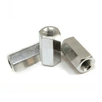 ISO 4034 DIN6334 M16 нержавеющая сталь/углеродистая сталь длинная Шестигранная муфта M2