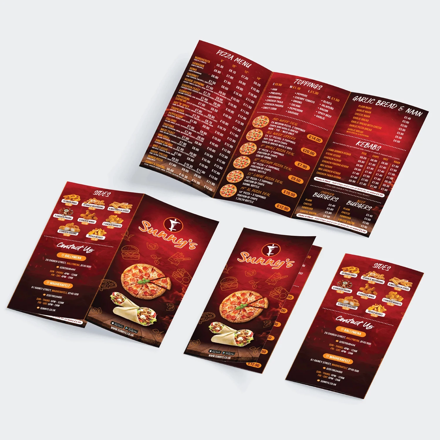 Custom Printed Service A3 A4 A5 A6 Poster Restaurant Menu Booklet Brochure Pamphlet Folded Leaflet Flyer Printing