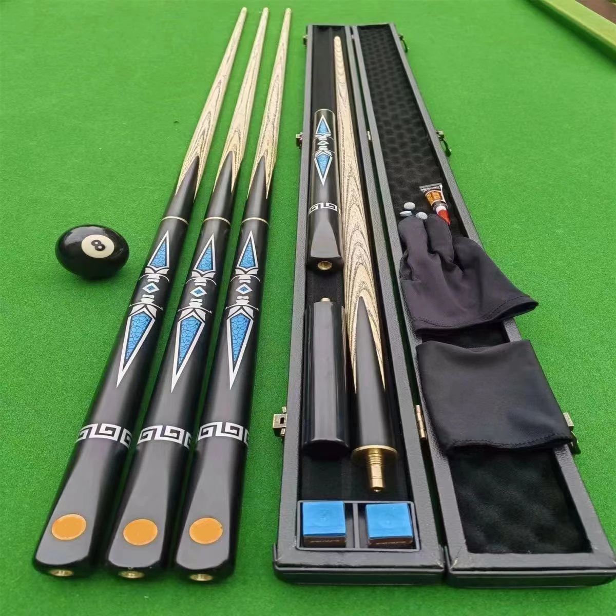 Premium Leadsuper PNW Genuine Carbon Fiber Shaft 12.5mm 1/2 Billiard Pool Cue