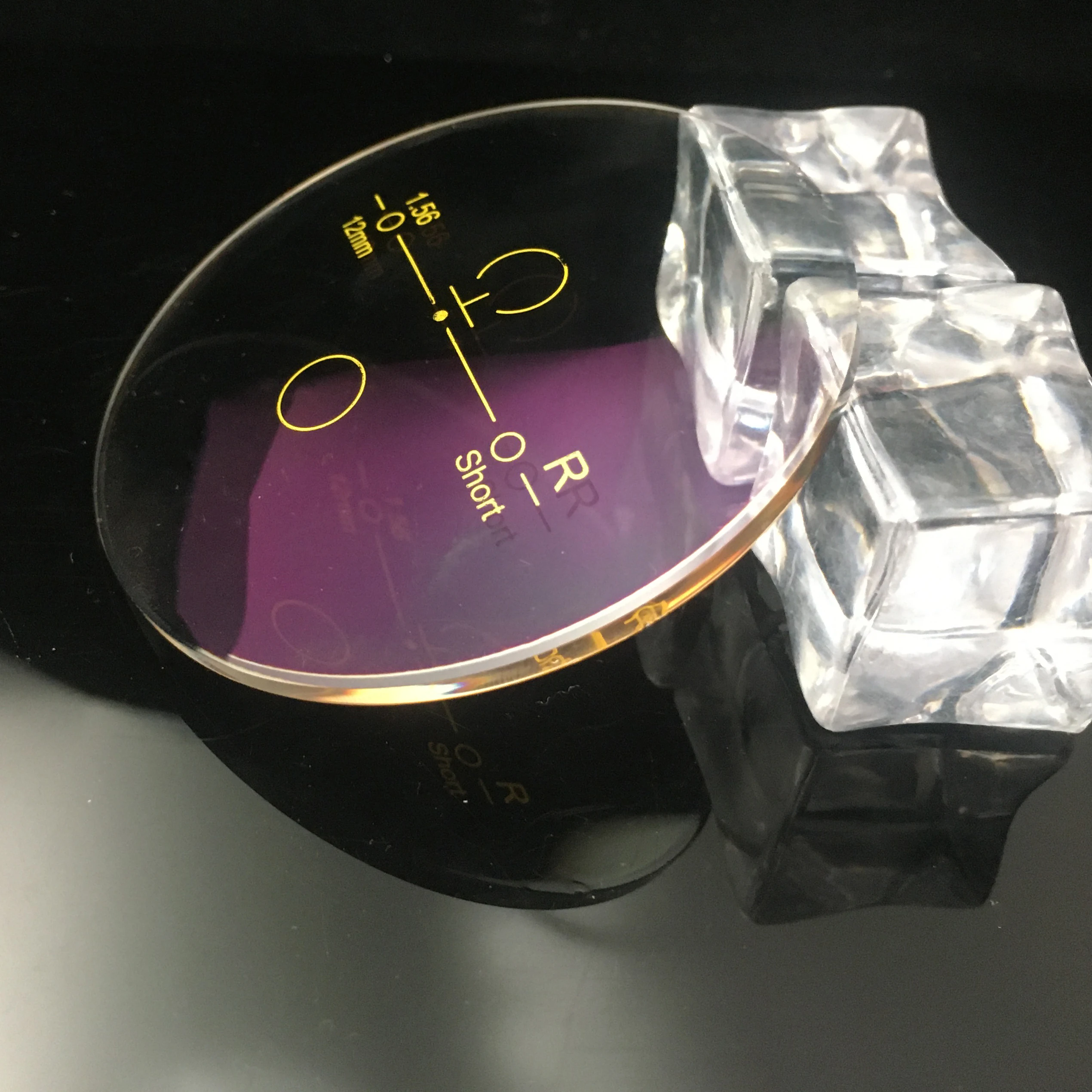 Fase change glasses lens 1.56  photochromic lenses grey/brown ophthalmic lenses