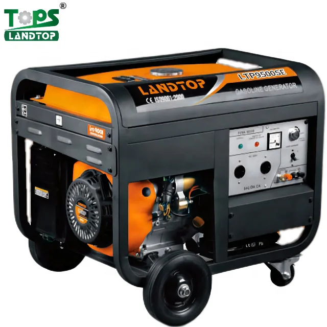 LANDTOP Open Type Gasoline Petrol Generator 6kw/7kw/8kw/10kw/12kw 220V  Power generator Flash sale