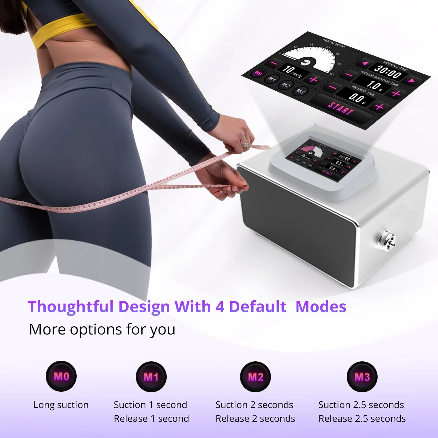 Body Massage Vacuum Therapy Breast Enlargement Lymph Detox Breast Lifting Beauty Equipment Machine