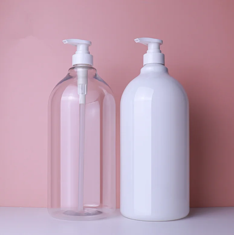 Hot 2000ml large capacity plastic shampoo shower gel bottle