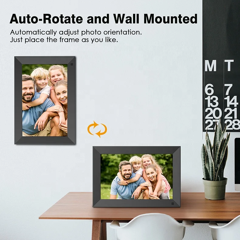 Best Quality Frameo 10.1 Inch 1280x800 IPS LCD Touch Screen Video Smart WiFi Digital Photo Frame