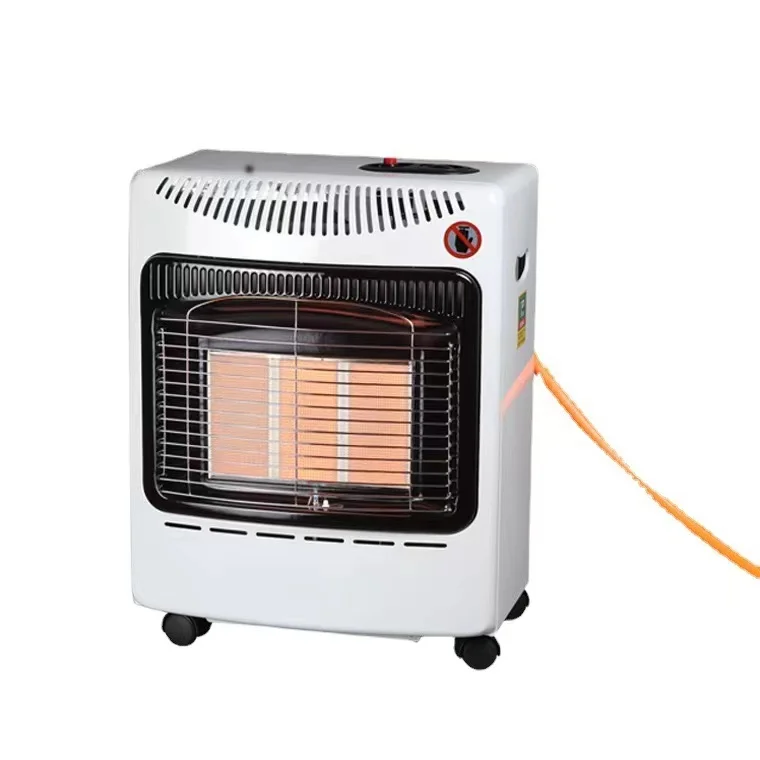 High Quality Ceramic Gas Infrared Heater Easily Assembled Copper Valve Body Electric Power Source Portable Drawing Room