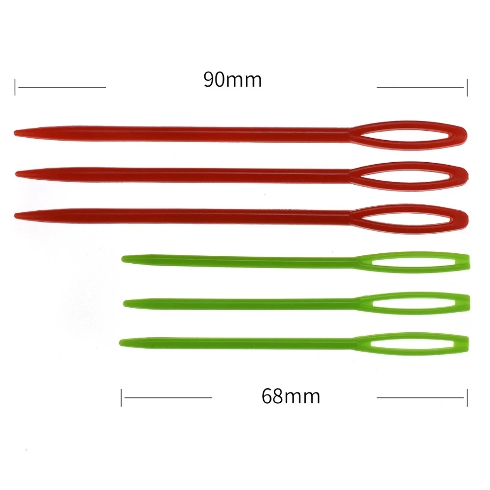 13 pcs ABS Plastic Sewing Needle Knitting Stitch Needles Tools accessories For Crocheting & Knitting Craft