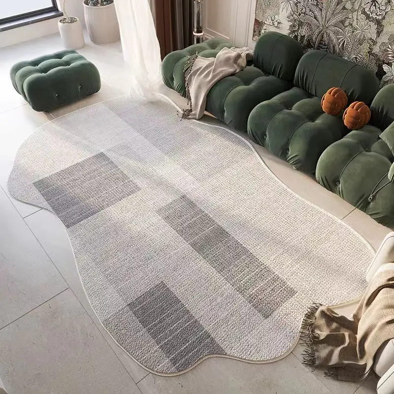 modern special shape Nordic home decorative round fluffy fur rugs living room large customer area carpets and rugs