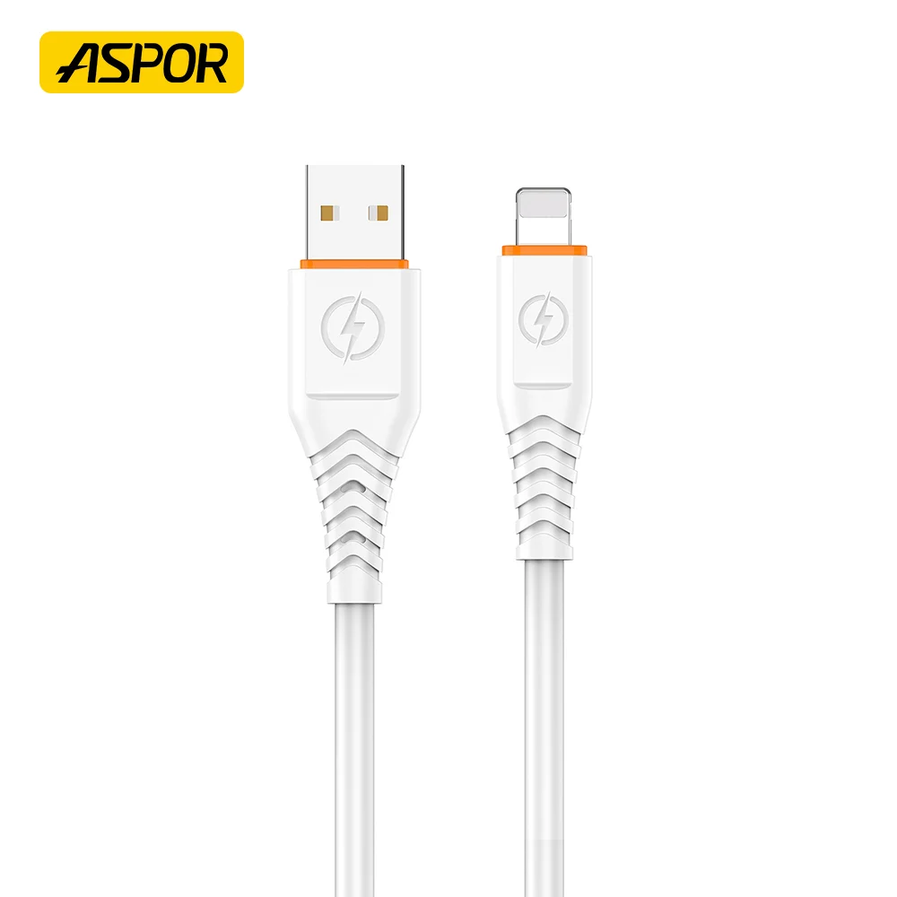 ASPOR A125  Fast Charging  Data Cable USB-A To Micro /  Type-C /  iPhone 11V/6A (66W) 1m Length Usb Micro Cable for phone cable