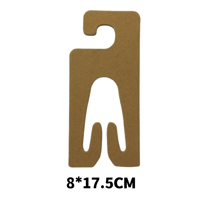 Bestiform eco - friendly Customized logo display paper hooks hanger shopping malls socks hanger hook for pet garment