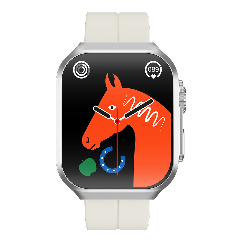 AMOLED OP88 3D Curved Smart Watch 2024 Fitness Tracker 1.96inch HD Screen BT Call Waterproof Smartwatch OA88 Sports Bracelet