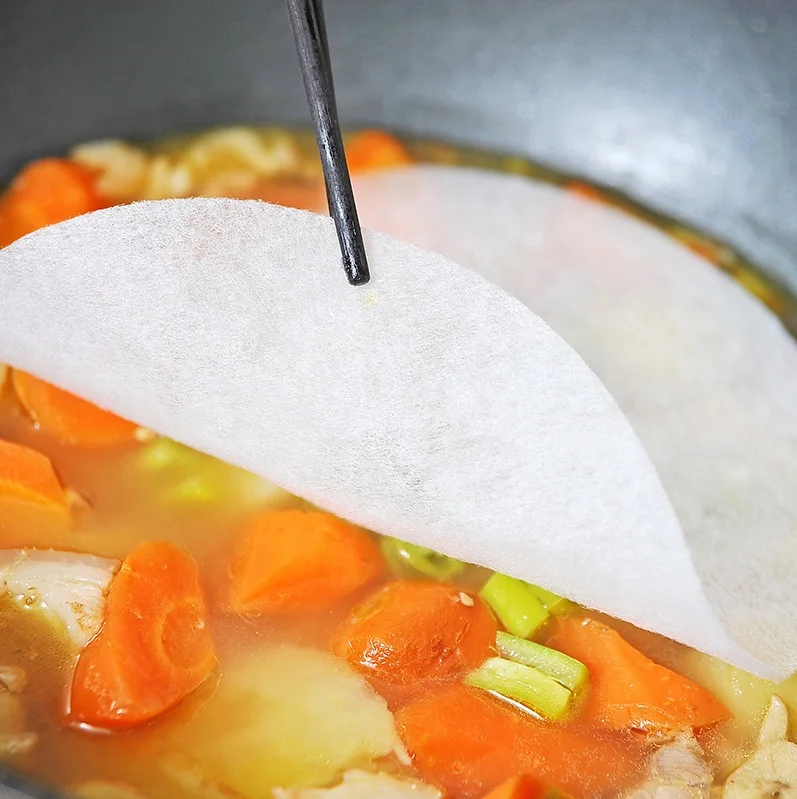 Oil Absorbing Food Paper Kitchen Blotting Paper Absorption Membrane Pads Soup Oil Blotting Paper