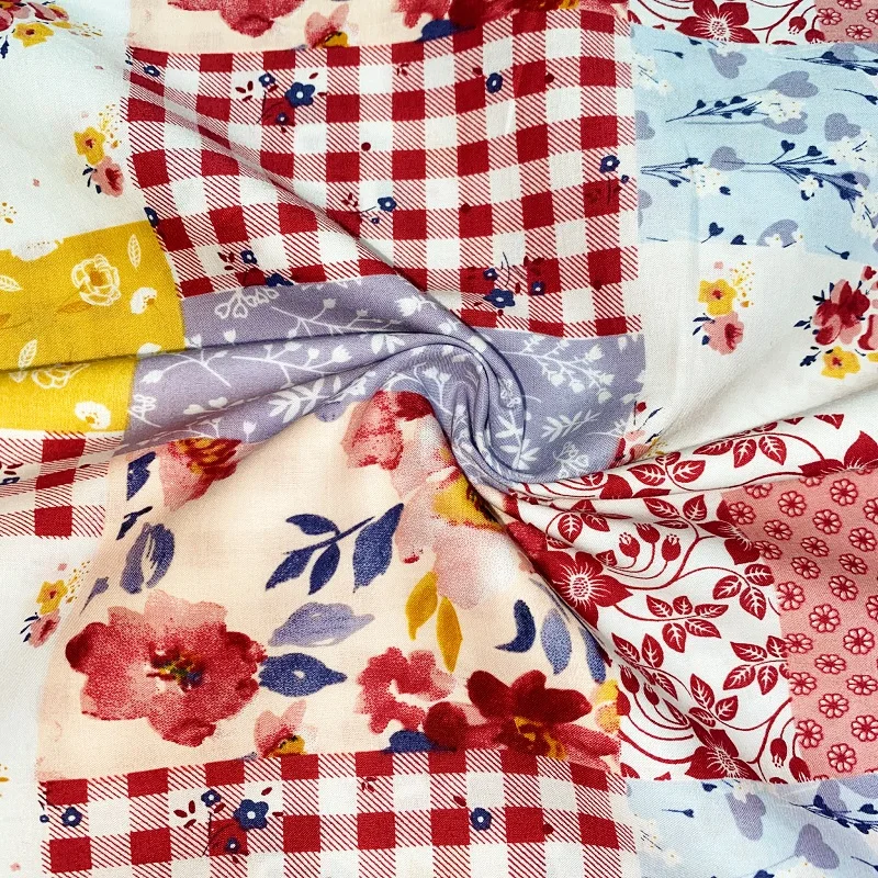 
New product fabric 100%Cotton print plain 60*60/110*110 woven 